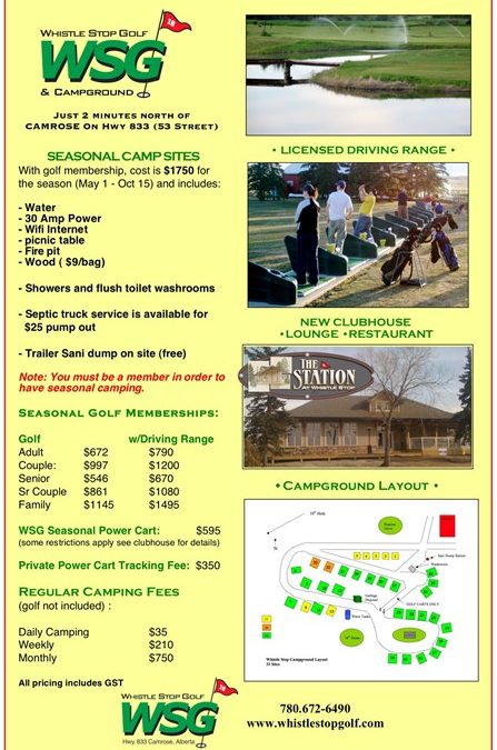 Seasonal Camping rates